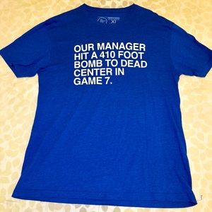 Obvious Shirt Logo Top Chicago Cubs, Size XL